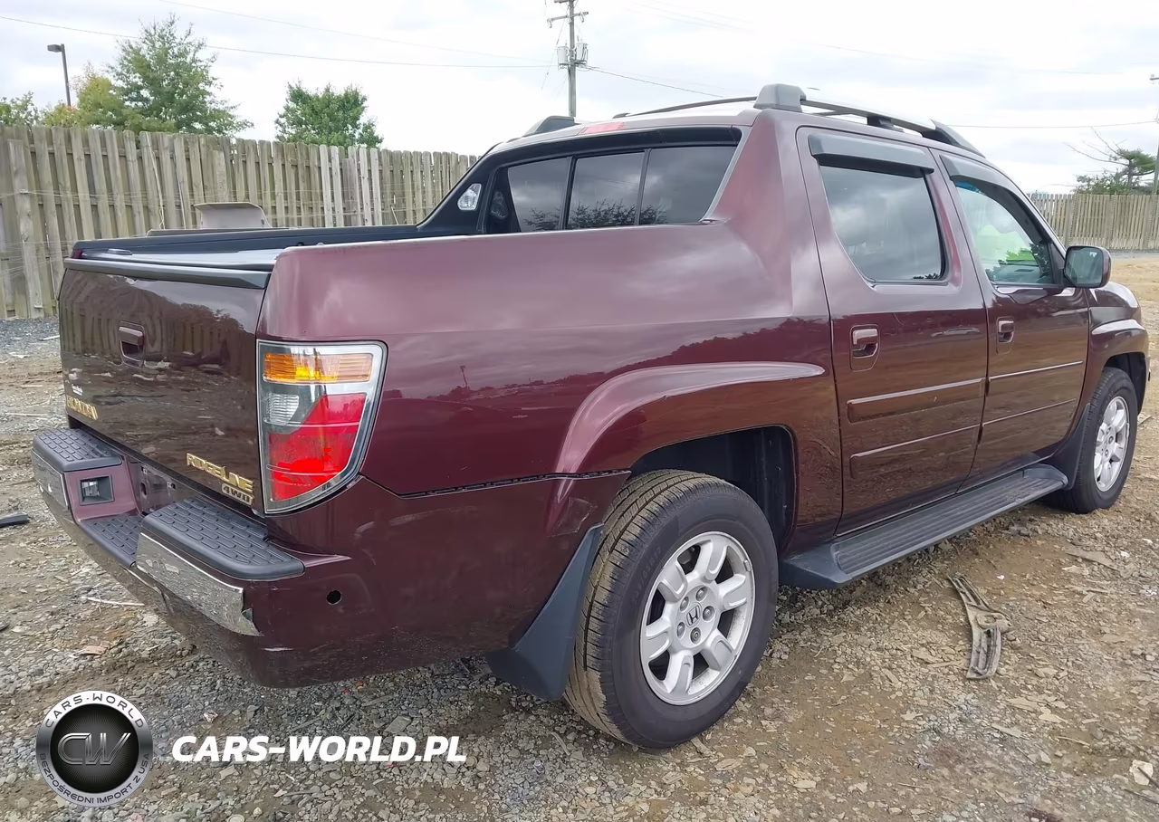 2007 Honda Ridgeline Rtl VIN:2HJYK16517H534390 - 4