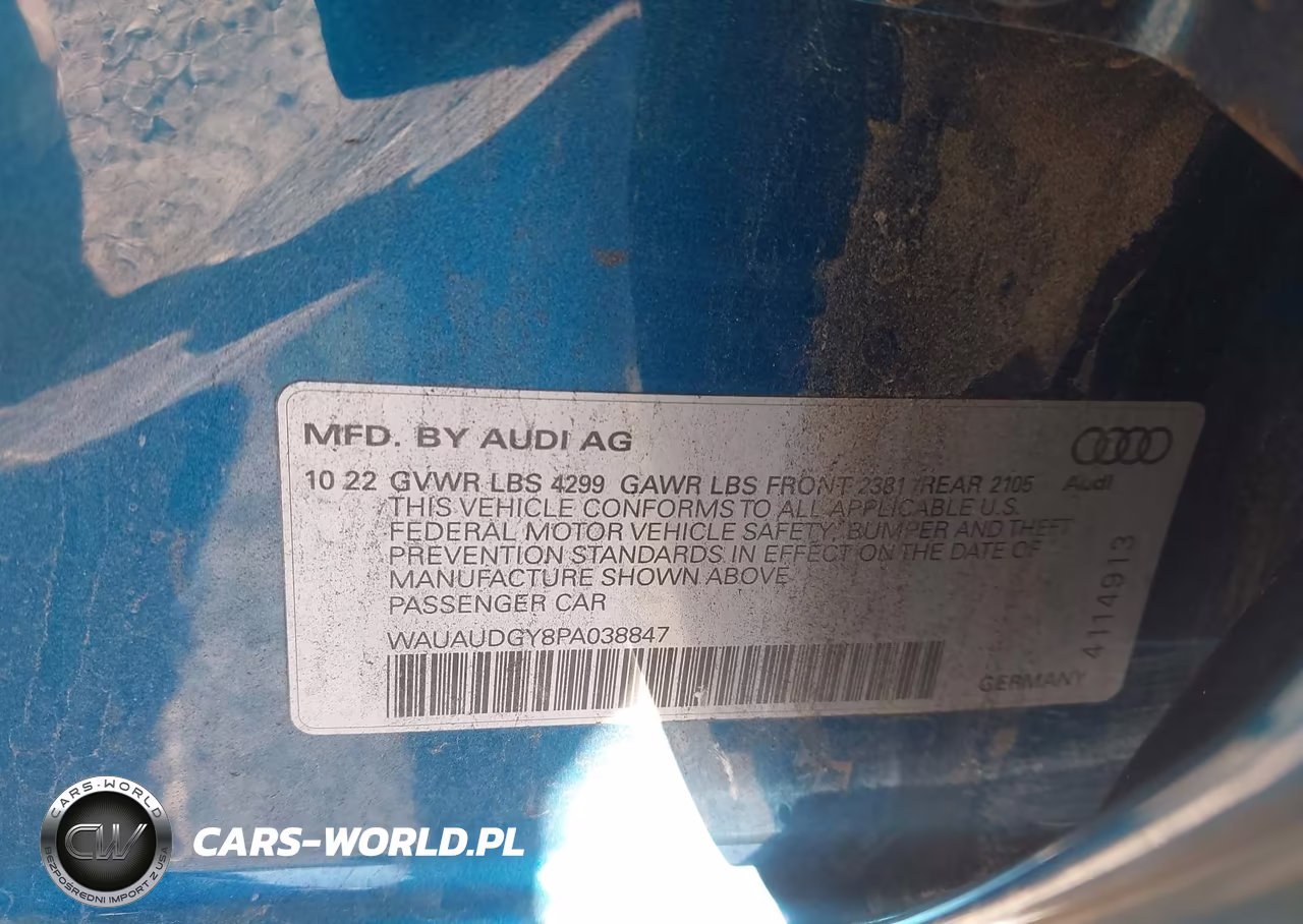 2023 Audi A3 Premium 40 Tfsi Front-Wheel Drive S Tronic VIN:WAUAUDGY8PA038847 - 9