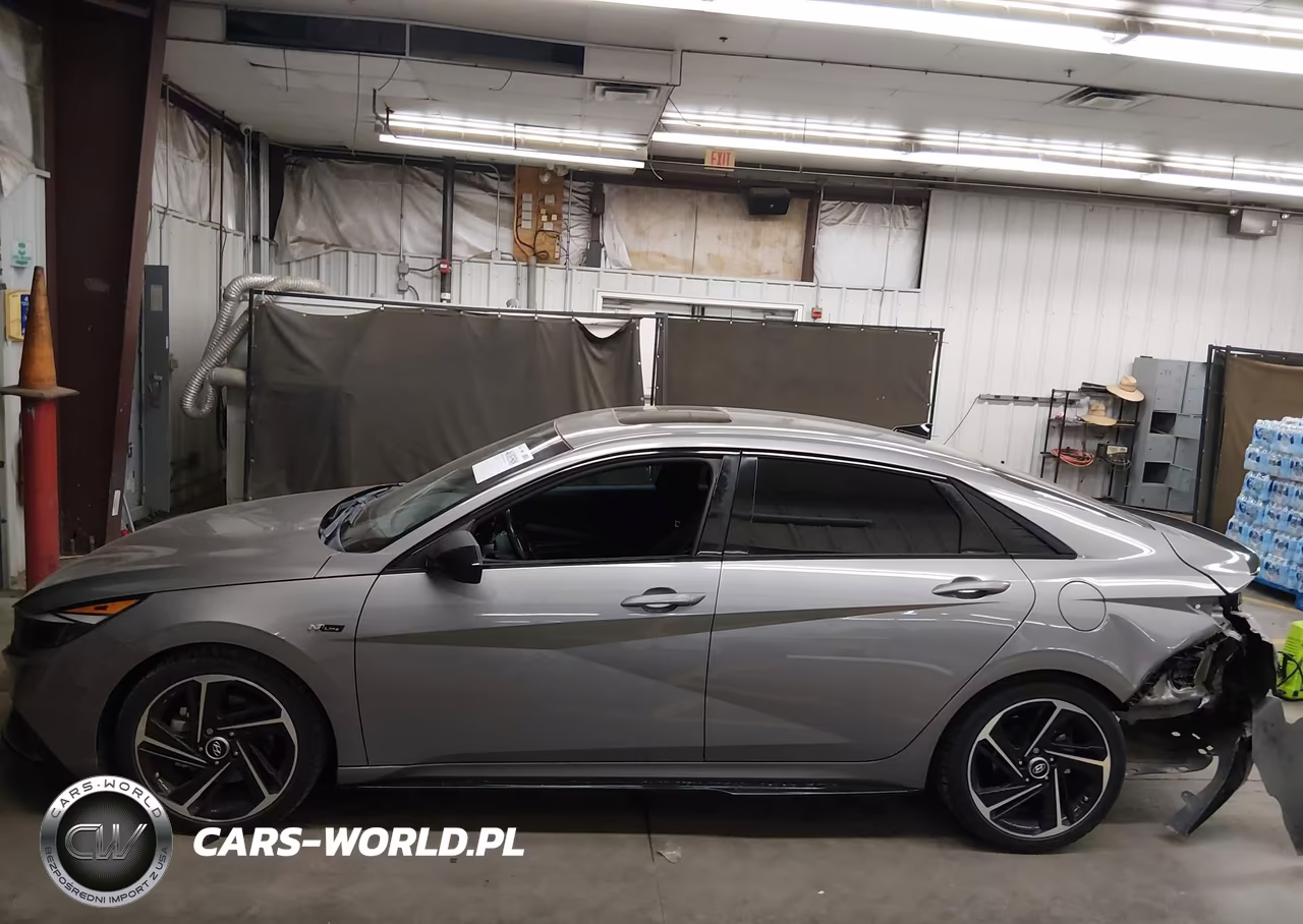2021 Hyundai Elantra N Line VIN:KMHLR4AFXMU200147 - 14