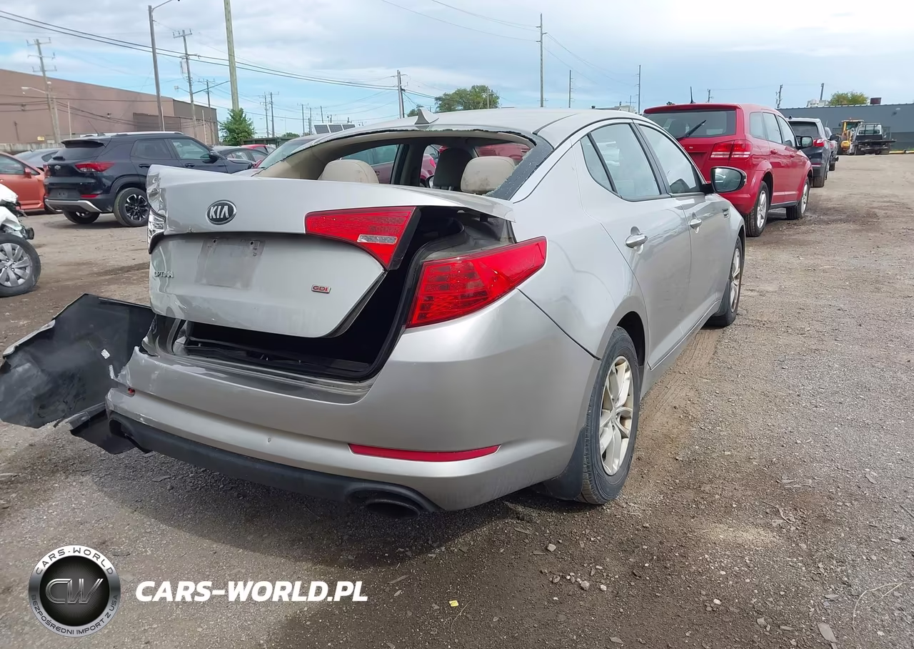 2013 Kia Optima Lx VIN:KNAGM4A70D5312153 - 4