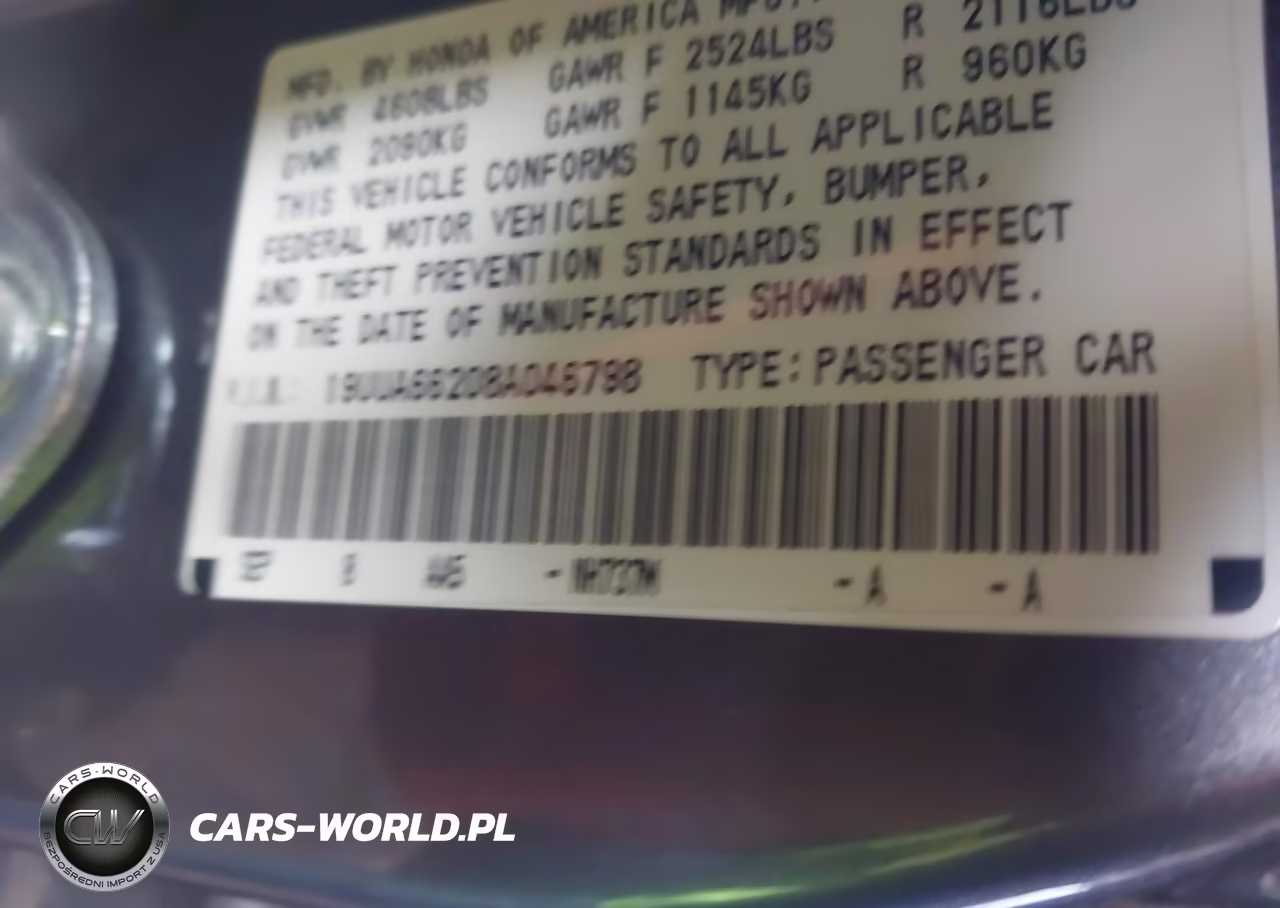 2008 Acura Tl 3.2 VIN:19UUA66208A046798 - 9