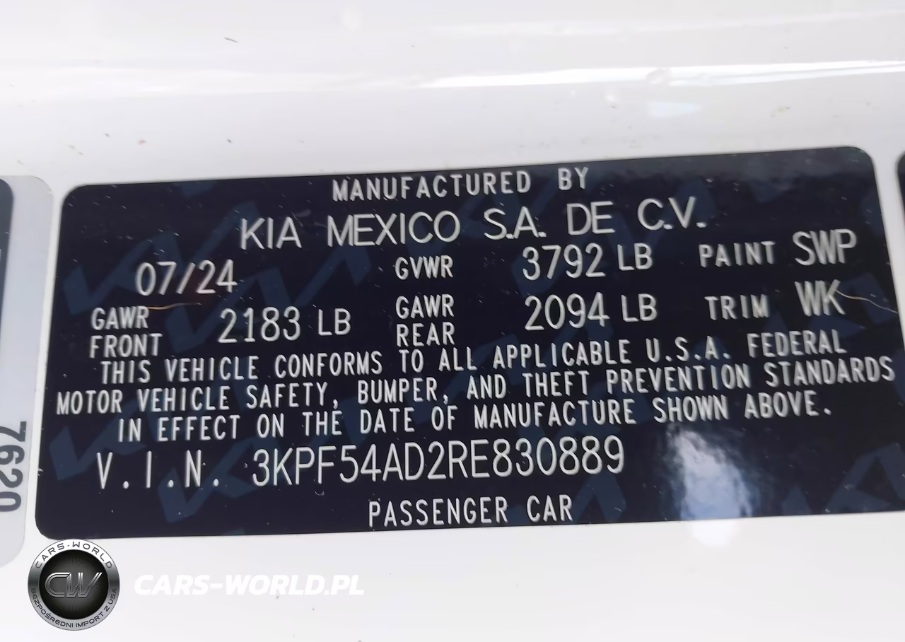 2024 Kia Forte Gt-Line VIN:3KPF54AD2RE830889 - 9