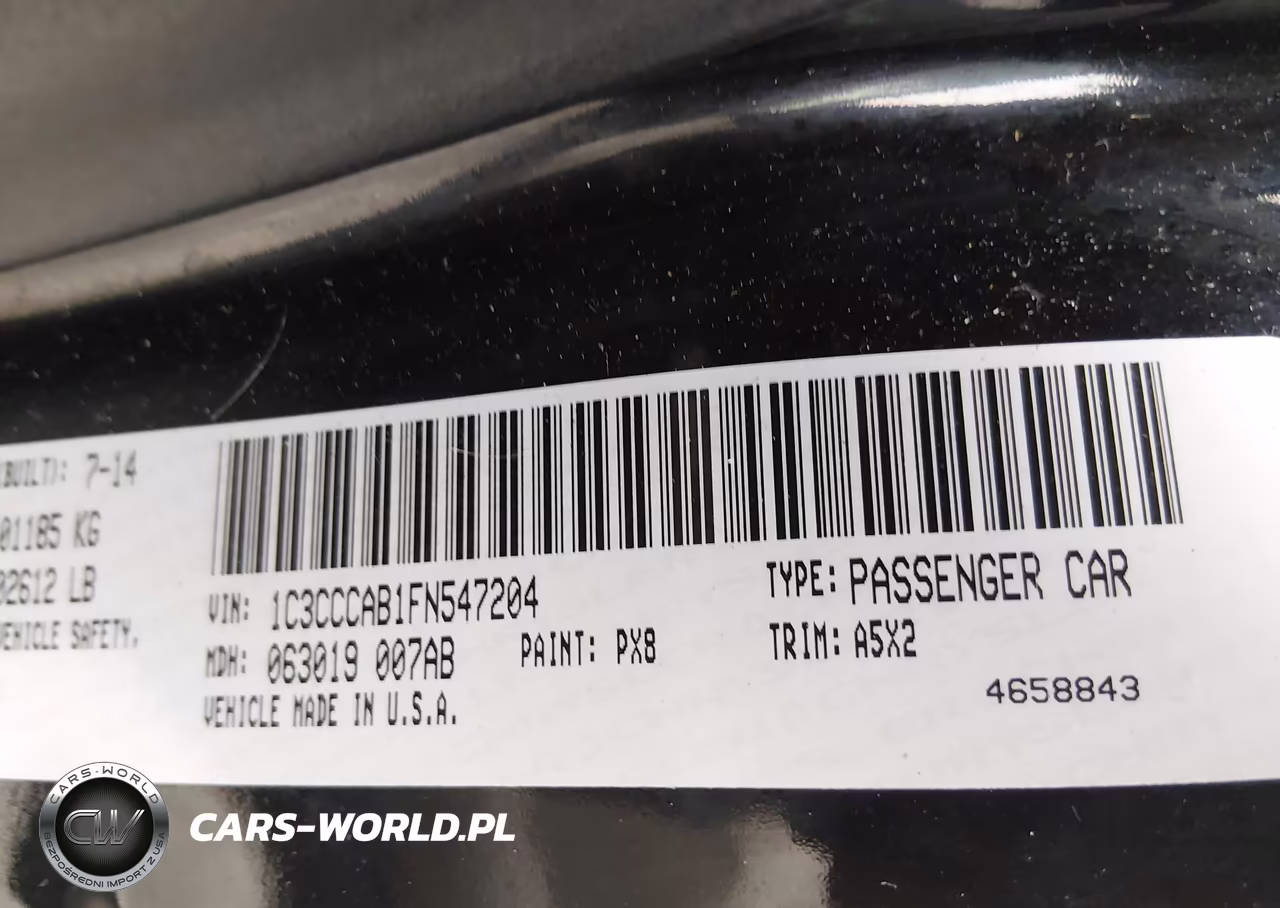 2015 Chrysler 200 Limited VIN:1C3CCCAB1FN547204 - 9