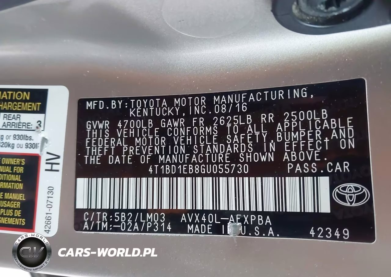 2016 Toyota Avalon Hybrid Limited VIN:4T1BD1EB8GU055730 - 9