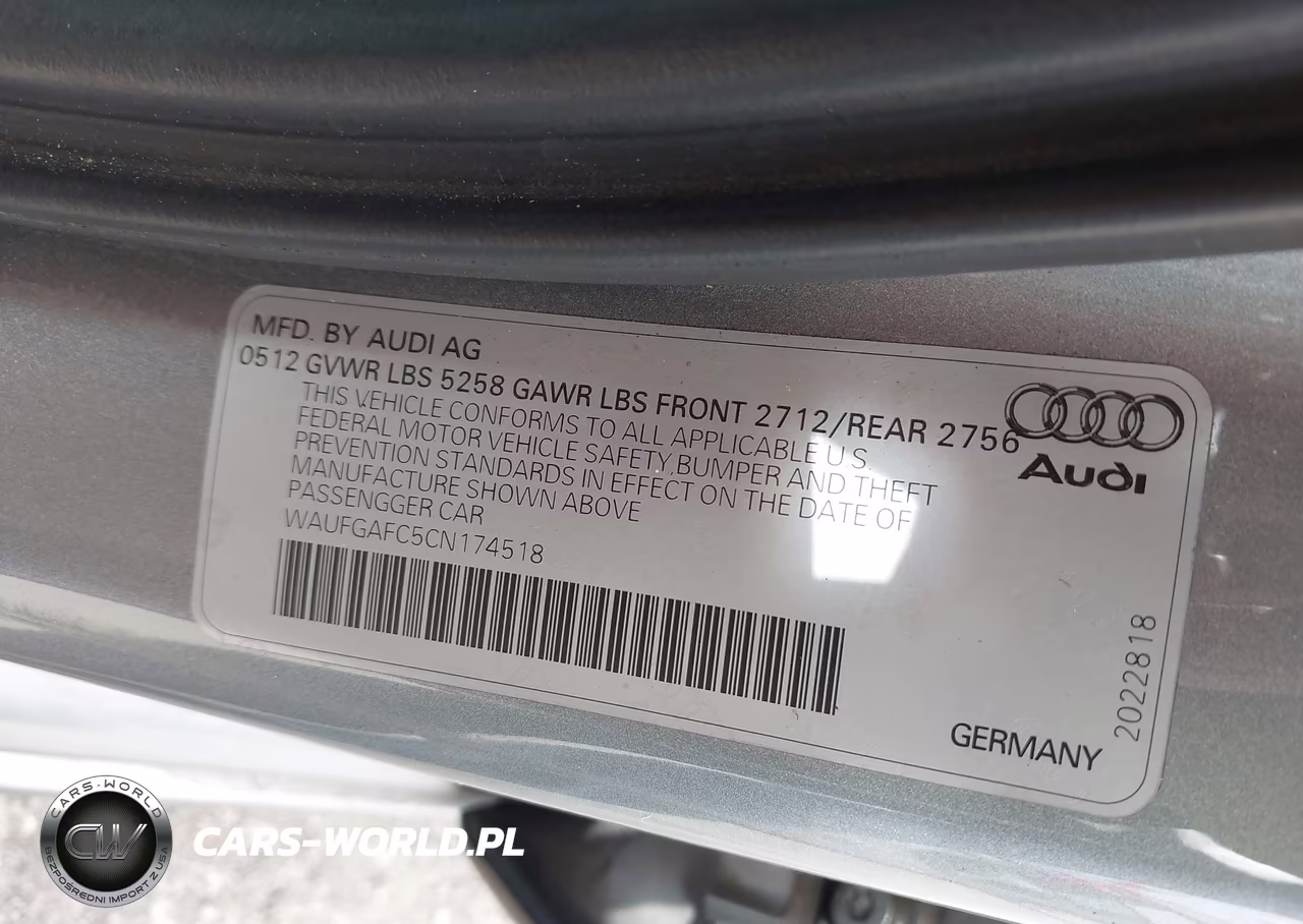 2012 Audi A6 3.0 Premium VIN:WAUFGAFC5CN174518 - 9