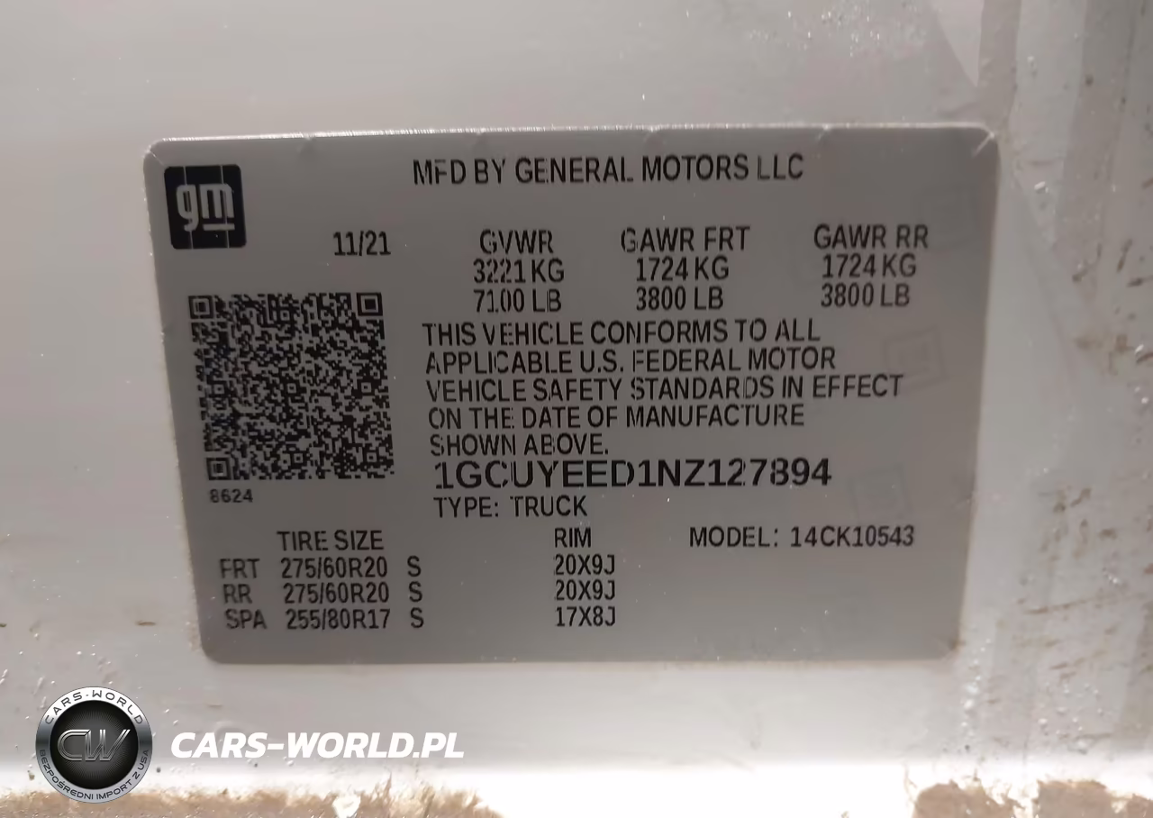 2022 Chevrolet Silverado 1500 Ltd 4Wd Short Bed Rst VIN:1GCUYEED1NZ127894 - 9