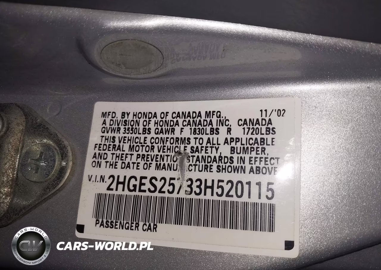 2003 Honda Civic Ex VIN:2HGES25733H520115 - 9