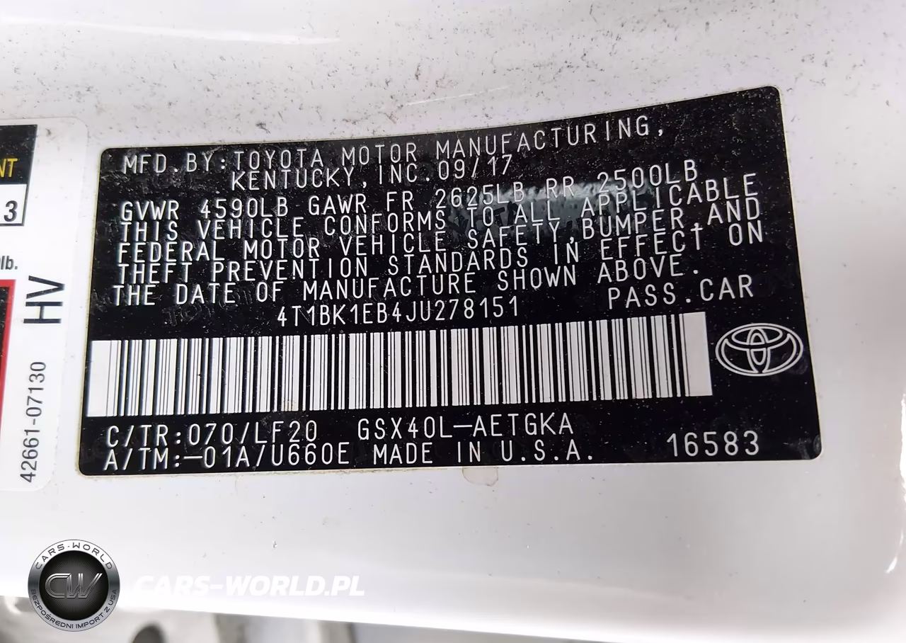 2018 Toyota Avalon Xle Premium VIN:4T1BK1EB4JU278151 - 9
