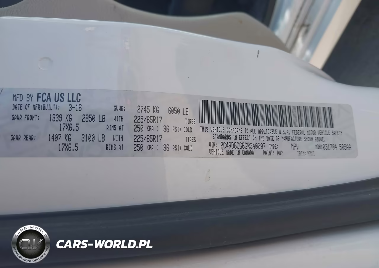 2016 Dodge Grand Caravan Sxt VIN:2C4RDGCG6GR340007 - 9