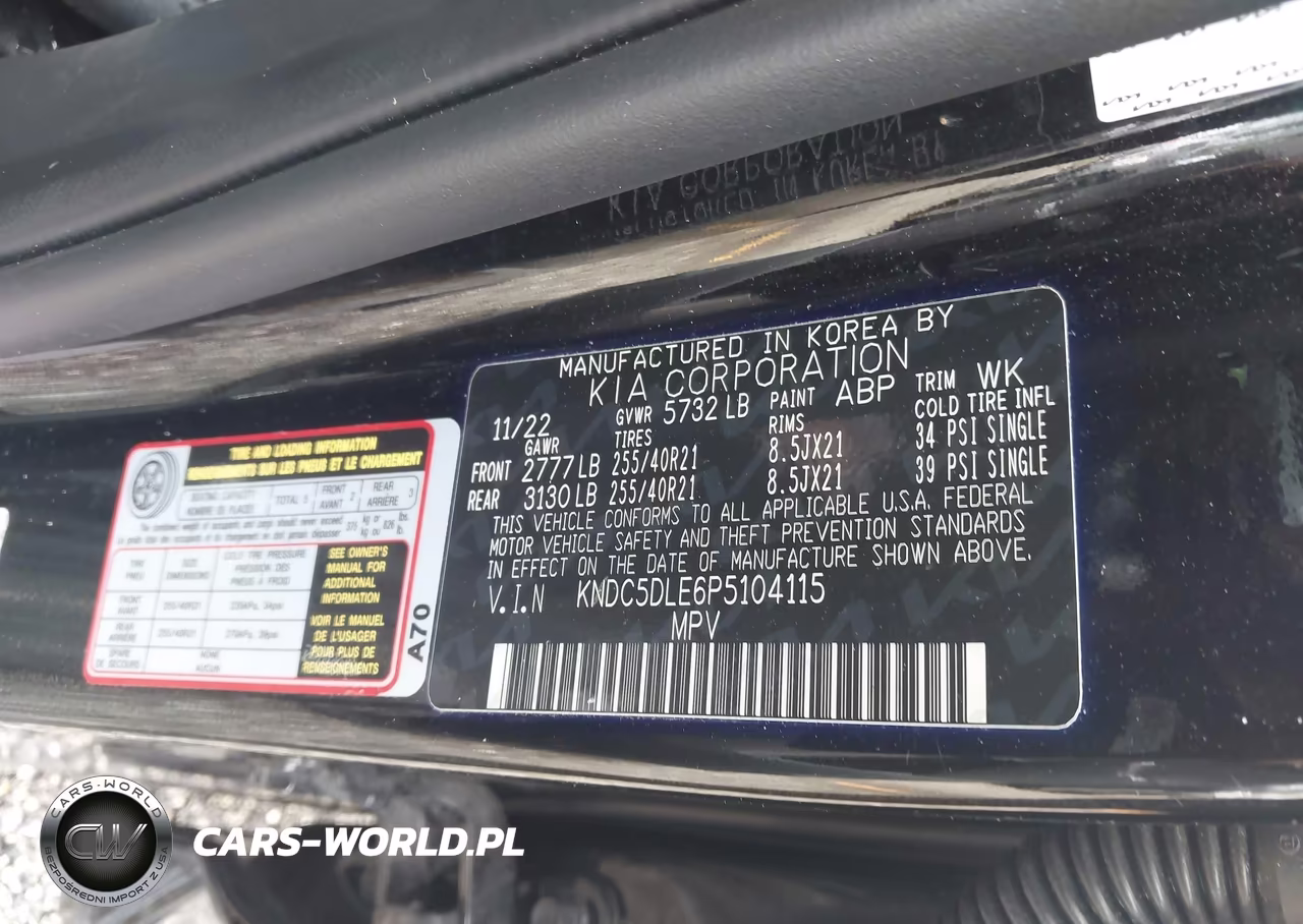 2023 Kia Ev6 Gt VIN:KNDC5DLE6P5104115 - 9
