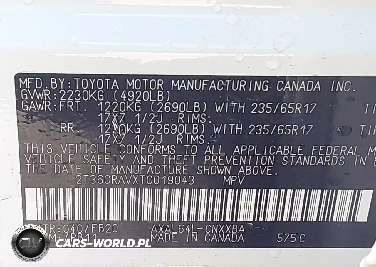 2026 Toyota Rav4 Le VIN:2T36CRAVXTC019043 - 9