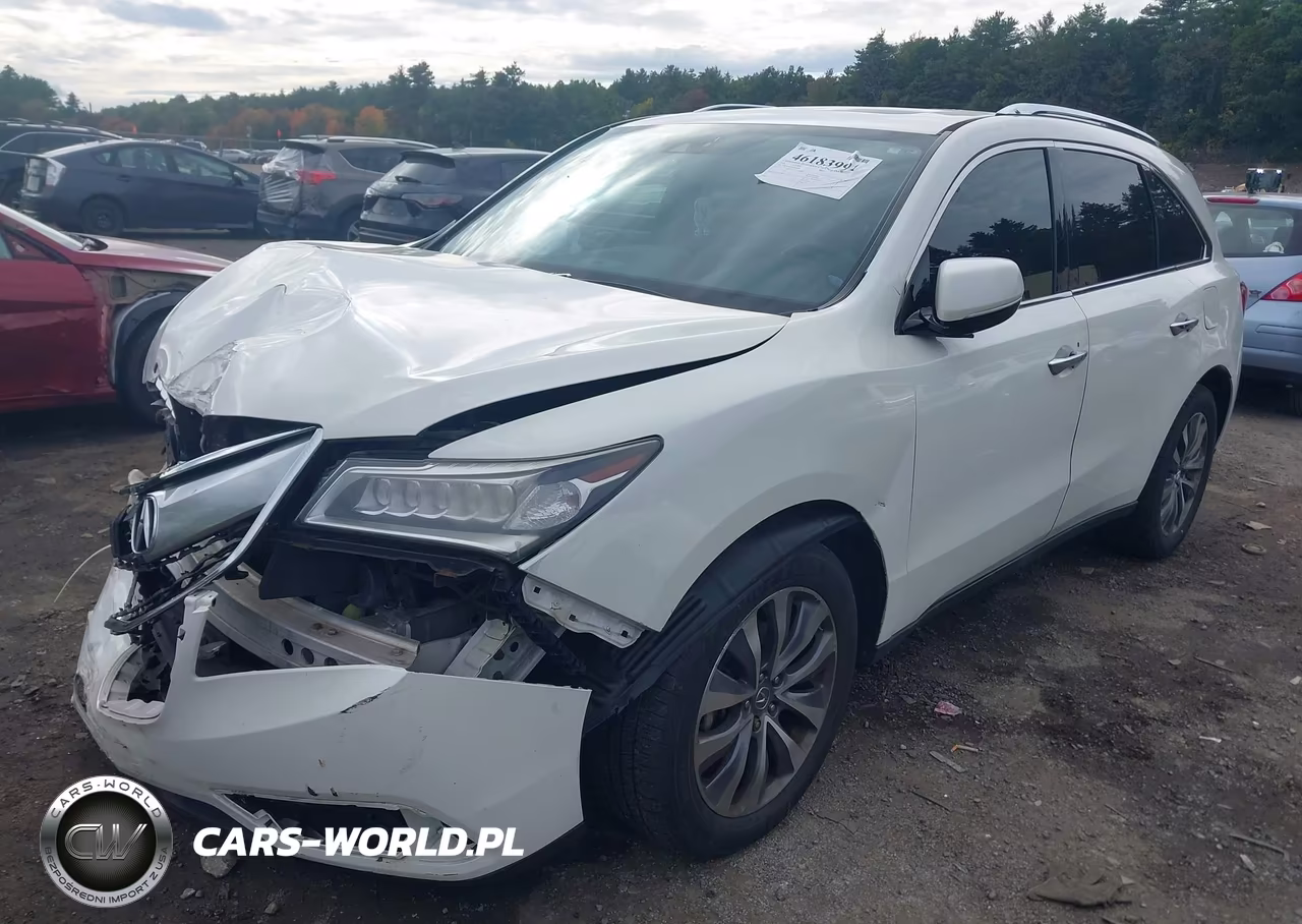 2014 Acura Mdx Technology Package VIN:5FRYD4H41EB019508 - 2