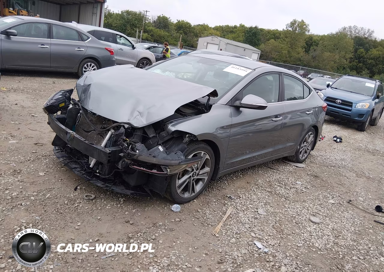 2017 Hyundai Elantra Limited VIN:KMHD84LF3HU281082 - 2