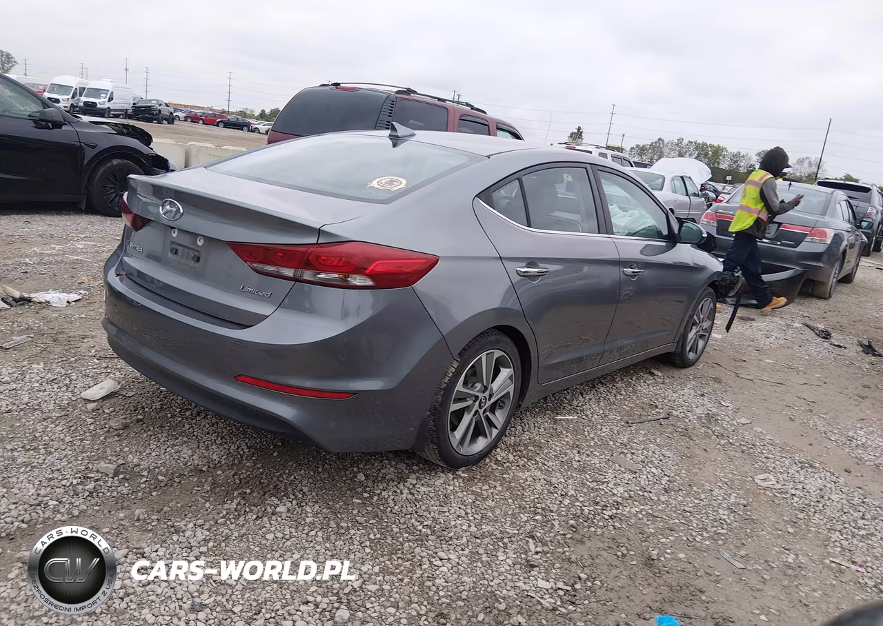 2017 Hyundai Elantra Limited VIN:KMHD84LF3HU281082 - 4