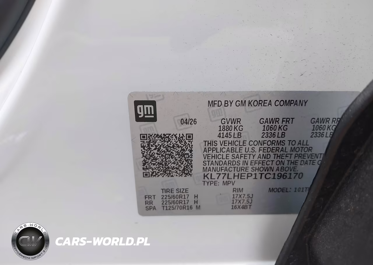 2026 Chevrolet Trax Fwd Lt VIN:KL77LHEP1TC196170 - 9