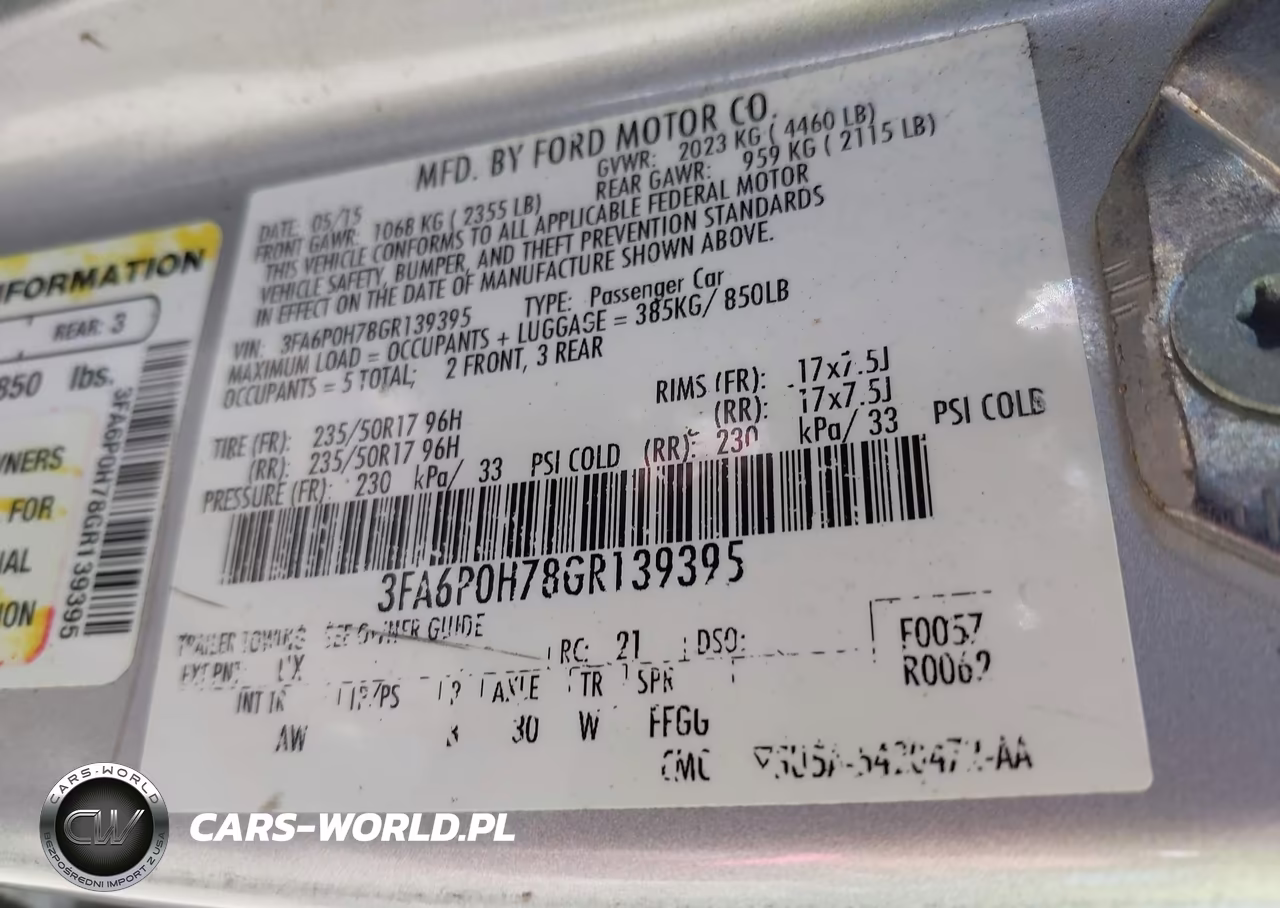 2016 Ford Fusion Se VIN:3FA6P0H78GR139395 - 9