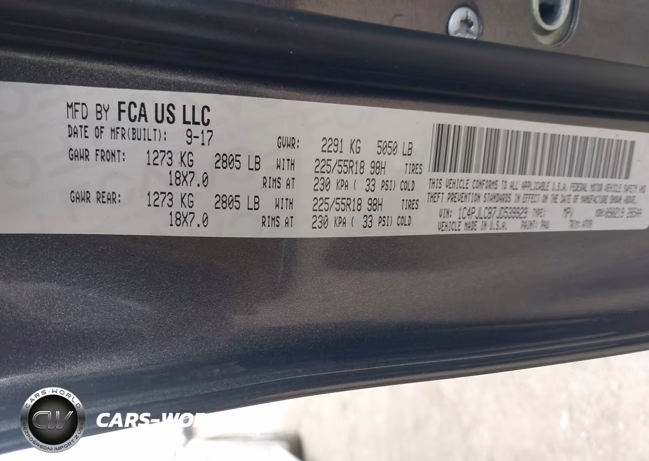 2018 Jeep Cherokee Latitude Fwd VIN:1C4PJLCB7JD539929 - 9