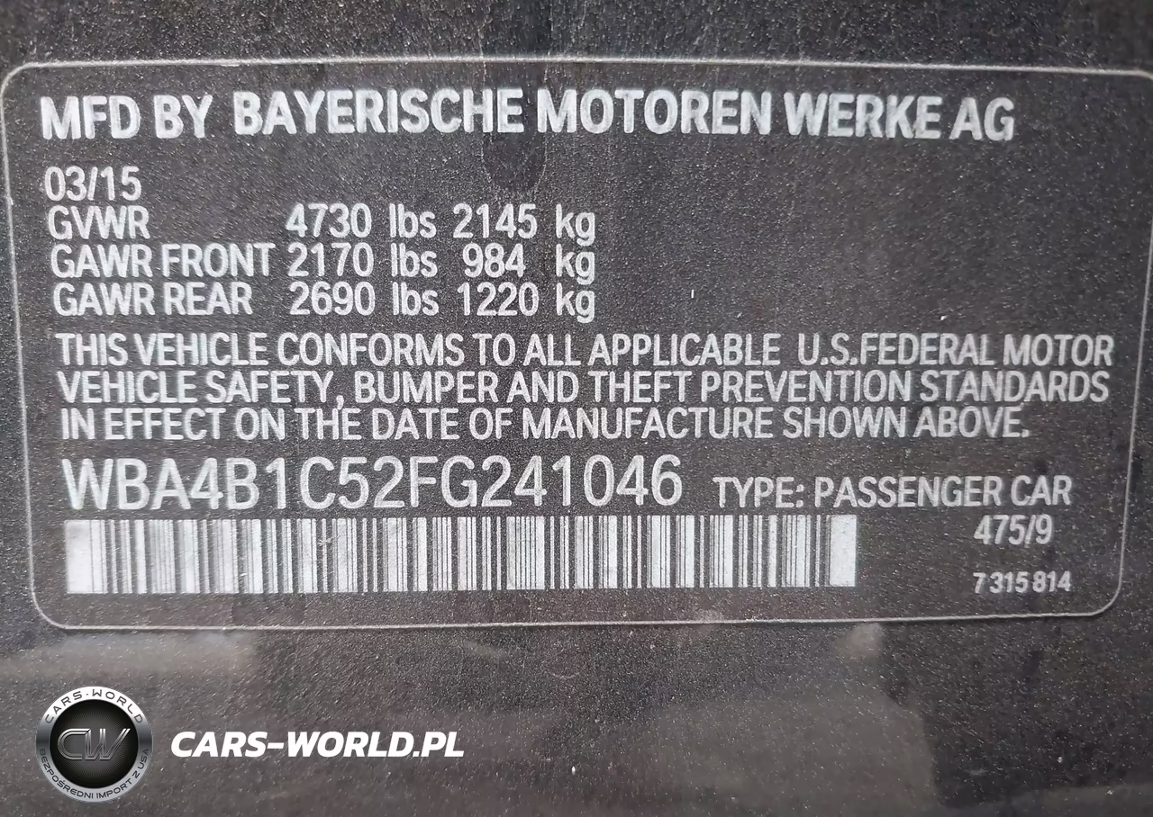 2015 BMW 435I Gran Coupe VIN:WBA4B1C52FG241046 - 9