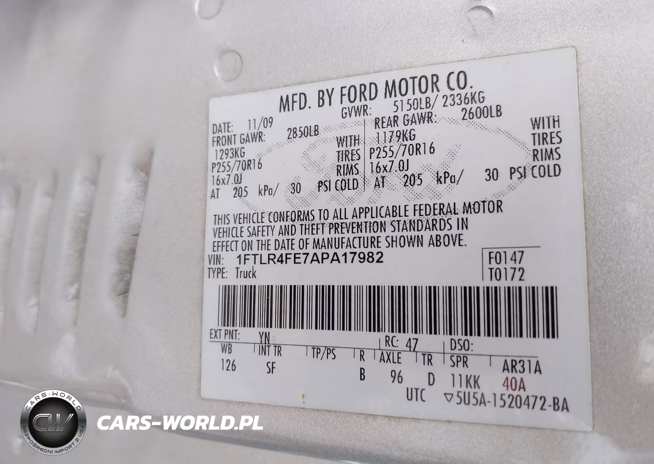 2010 Ford Ranger Sport-Xlt VIN:1FTLR4FE7APA17982 - 9