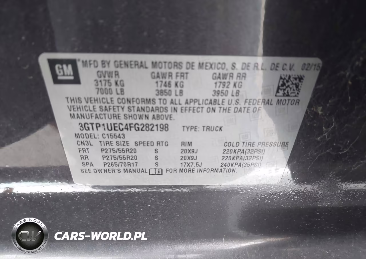 2015 GMC Sierra 1500 Sle VIN:3GTP1UEC4FG282198 - 9