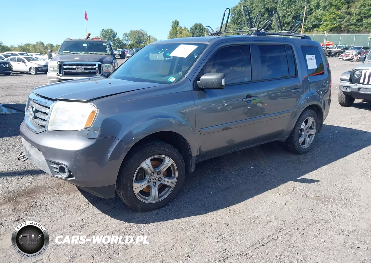 2012 Honda Pilot Ex-L VIN:5FNYF4H64CB014975 - 2