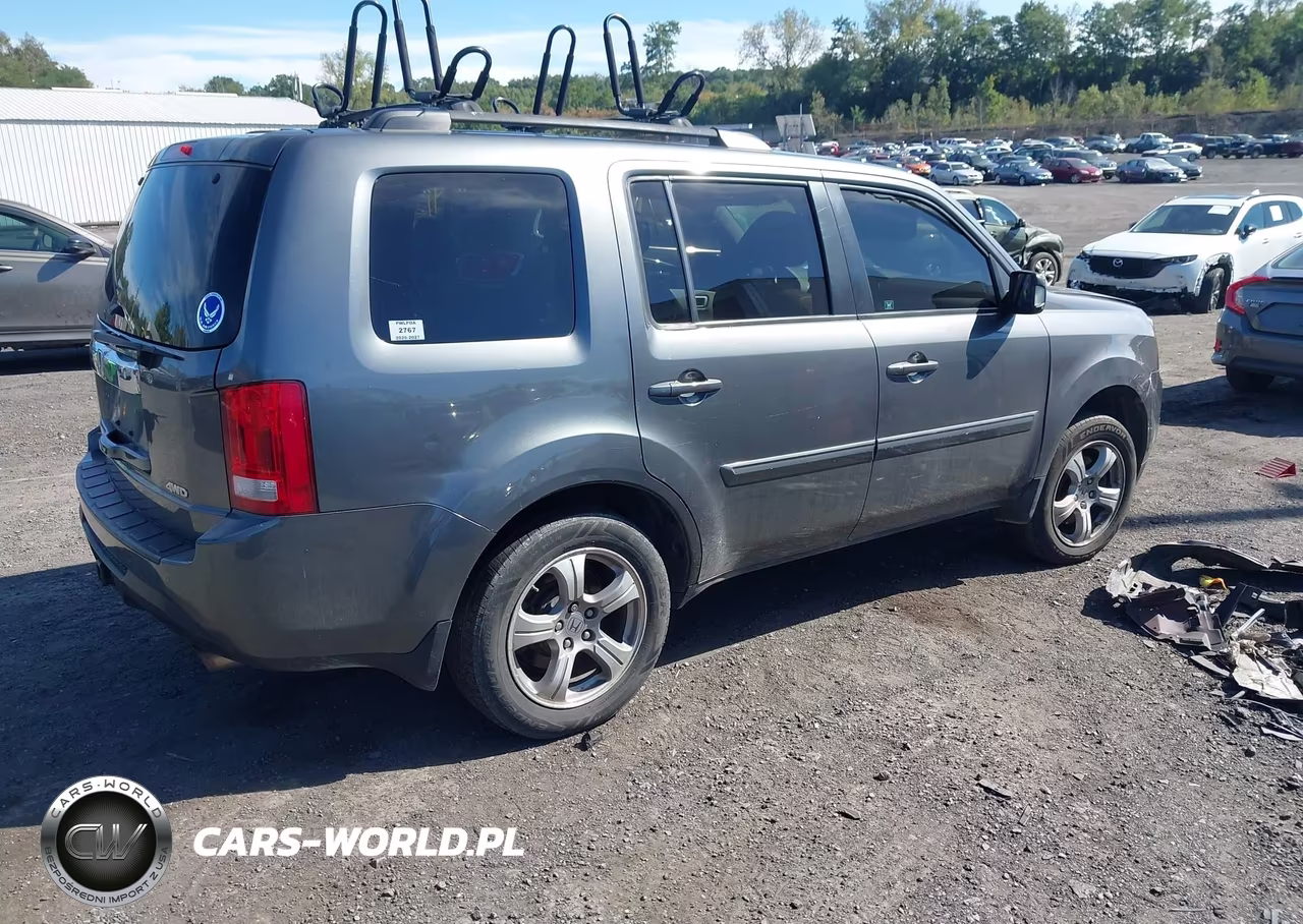 2012 Honda Pilot Ex-L VIN:5FNYF4H64CB014975 - 4