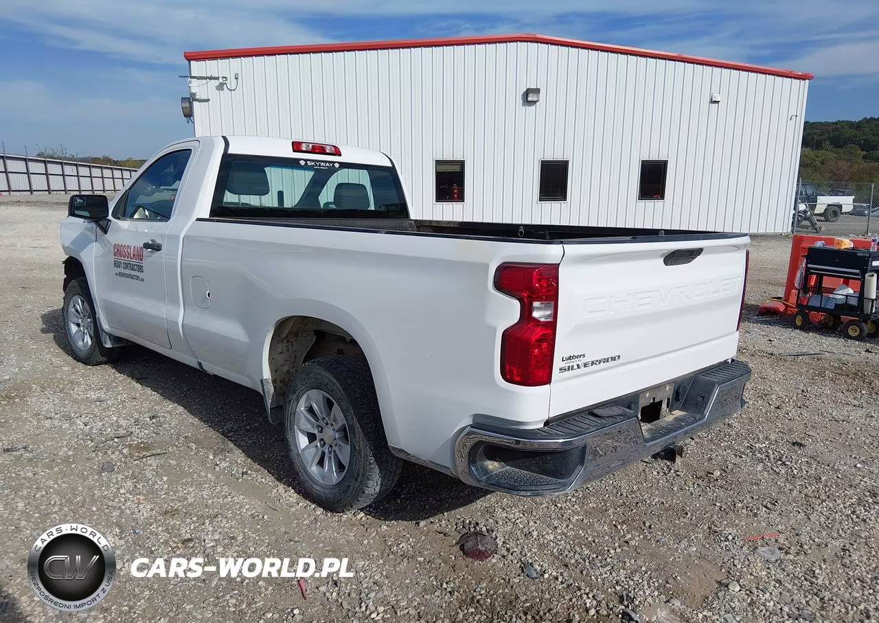 2021 Chevrolet Silverado 1500 2Wd Long Bed Wt VIN:3GCNWAEF4MG283334 - 3