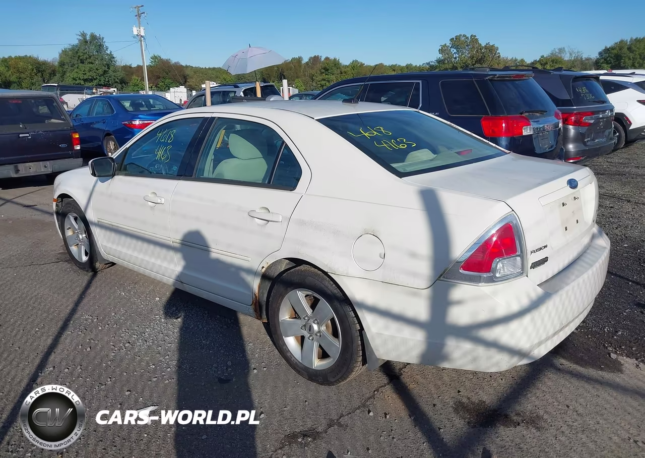 2008 Ford Fusion Se VIN:3FAHP07Z98R247599 - 3