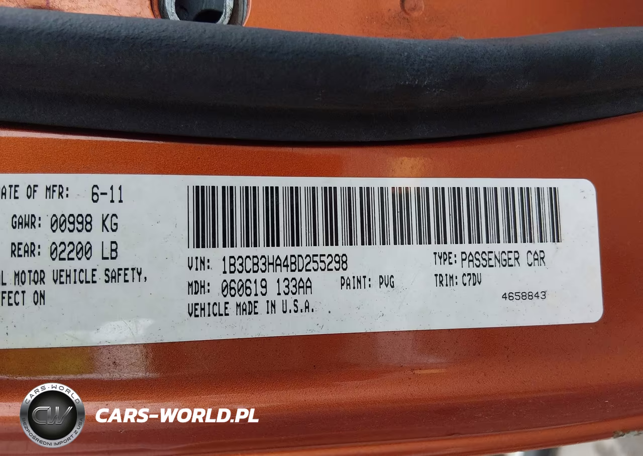2011 Dodge Caliber Mainstreet VIN:1B3CB3HA4BD255298 - 9