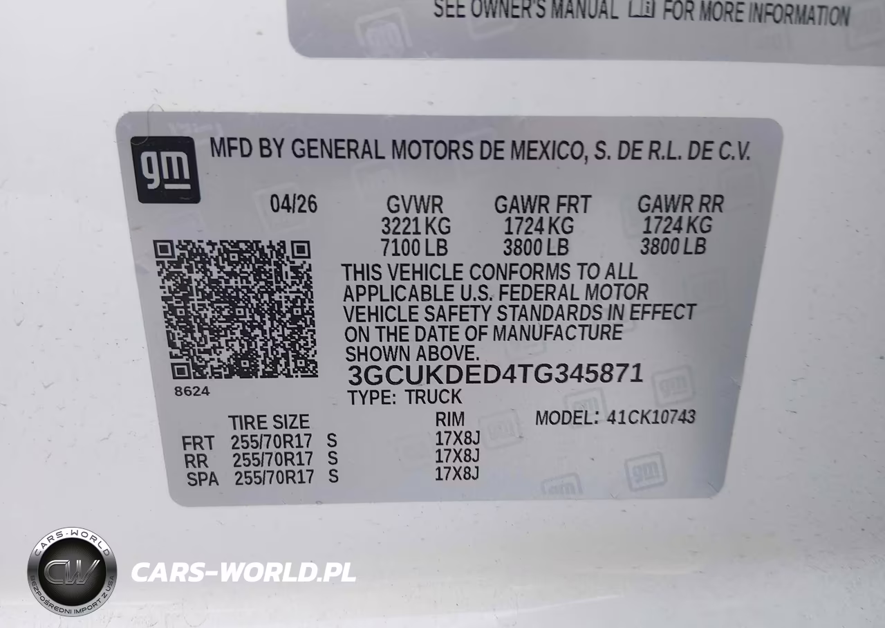 2026 Chevrolet Silverado 1500 4Wd Standard Bed Lt VIN:3GCUKDED4TG345871 - 9