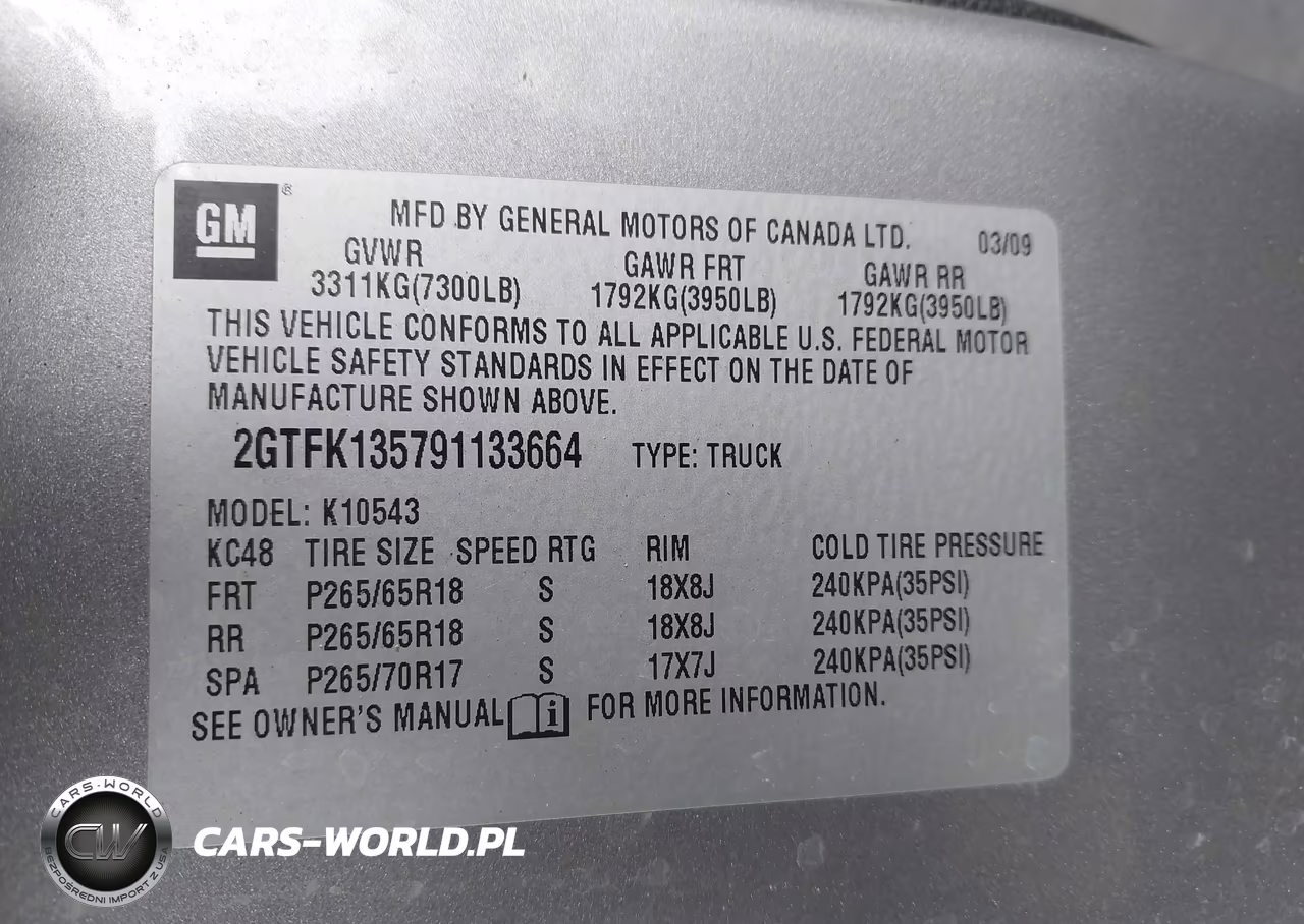 2009 GMC Sierra 1500 Hybrid 3Ha VIN:2GTFK135791133664 - 9