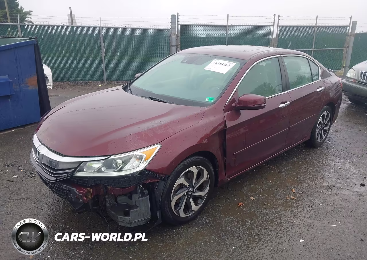2016 Honda Accord Ex-L VIN:1HGCR2F91GA164156 - 2