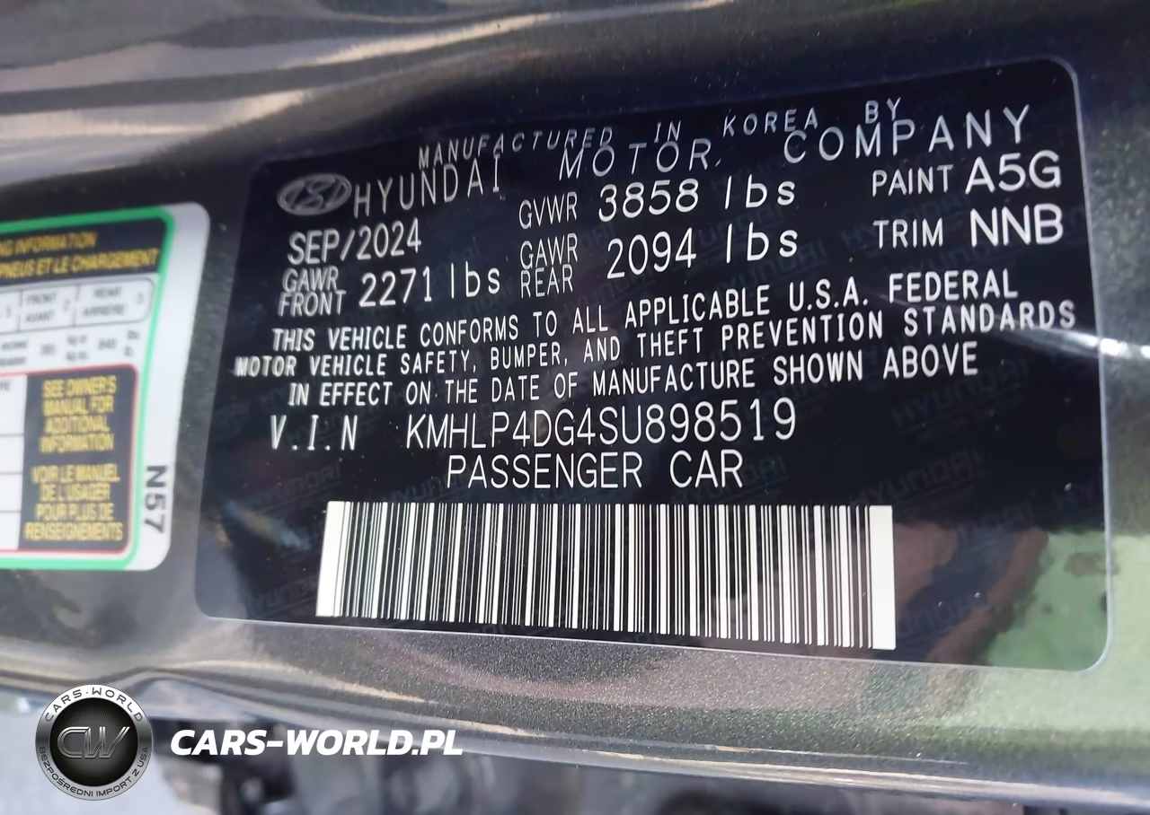 2025 Hyundai Elantra Limited VIN:KMHLP4DG4SU898519 - 9