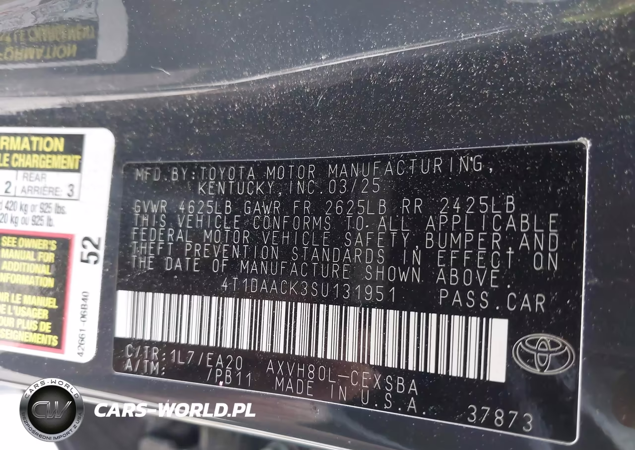 2025 Toyota Camry Se VIN:4T1DAACK3SU131951 - 9