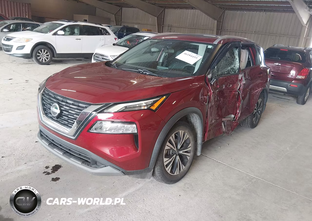2022 Nissan Rogue Sv Fwd VIN:5N1BT3BA6NC721836 - 2