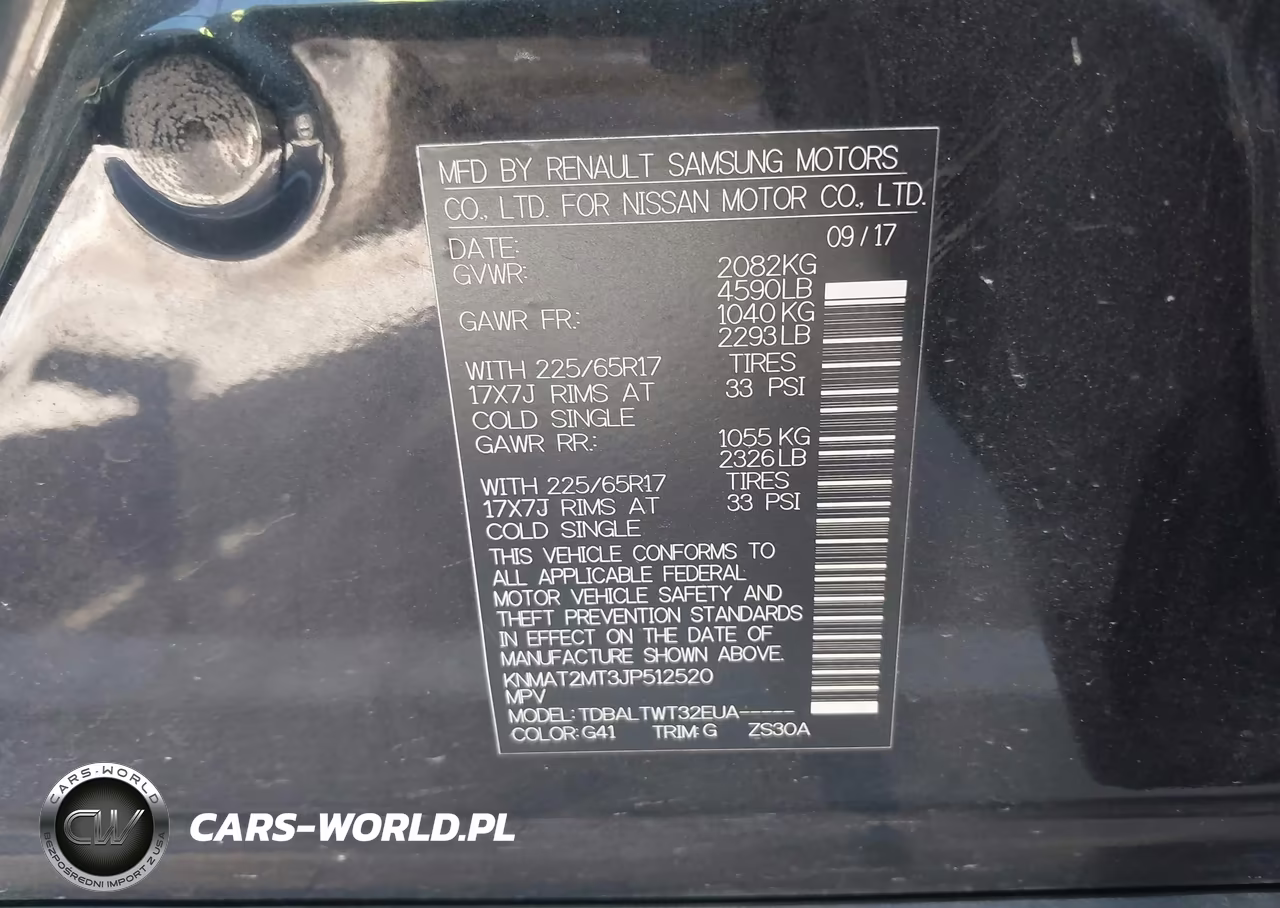 2018 Nissan Rogue Sv VIN:KNMAT2MT3JP512520 - 9