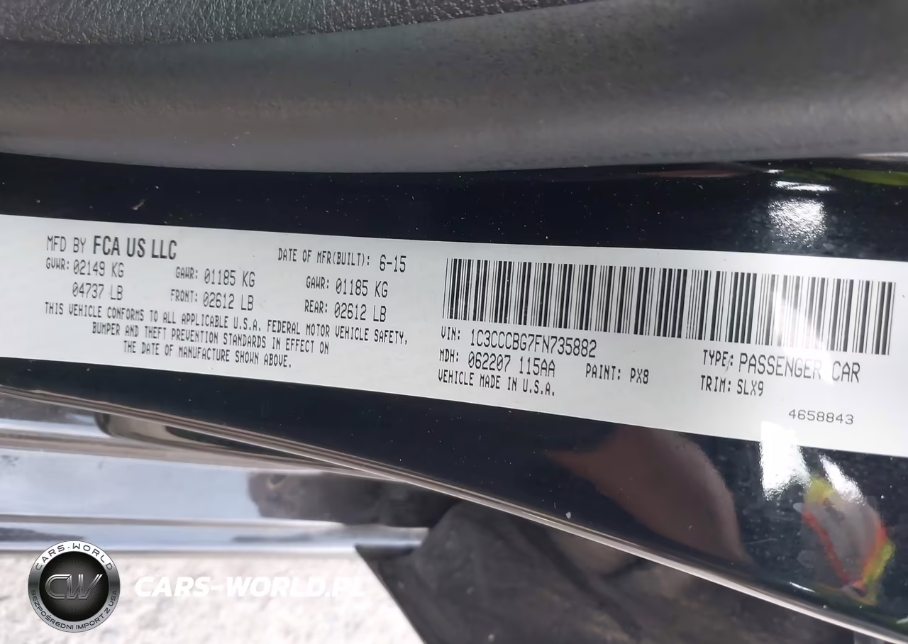 2015 Chrysler 200 S VIN:1C3CCCBG7FN735882 - 9