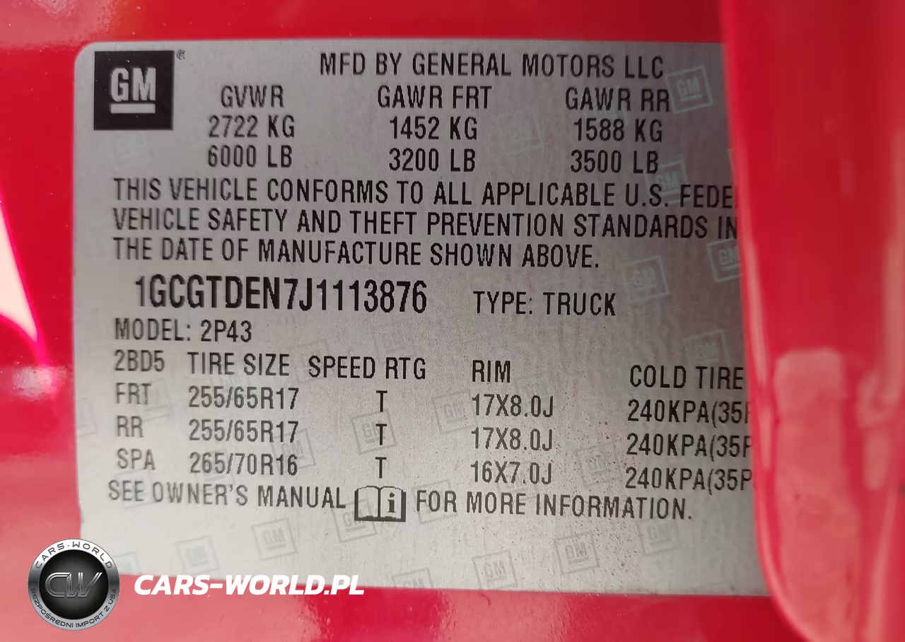 2018 Chevrolet Colorado Z71 VIN:1GCGTDEN7J1113876 - 9