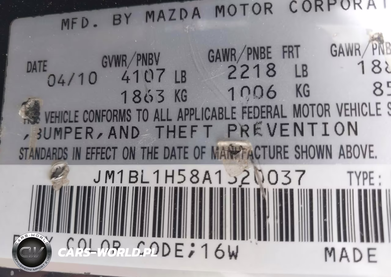 2010 Mazda Mazda3 S Sport VIN:JM1BL1H58A1320037 - 9