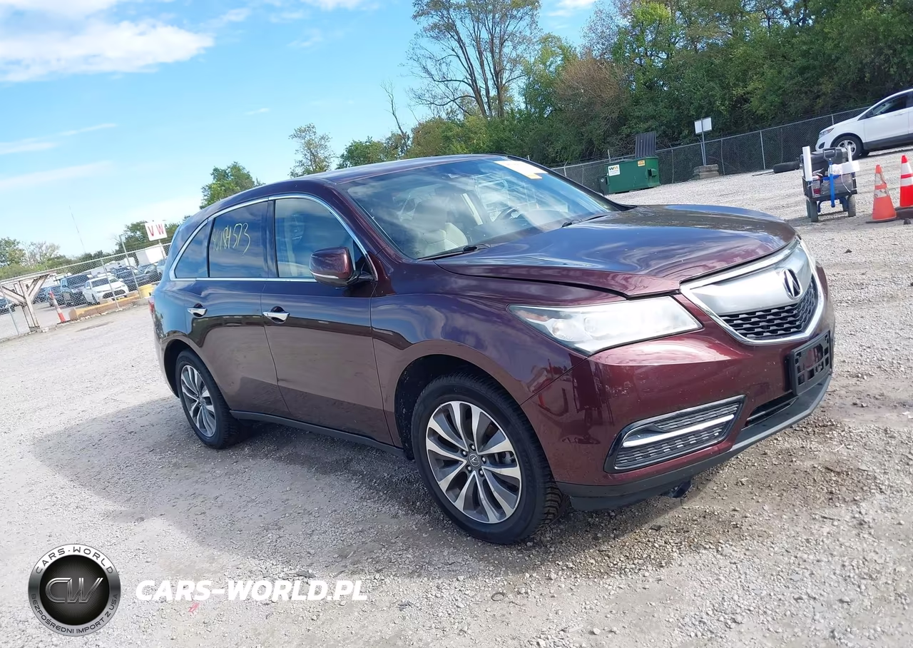 2016 Acura Mdx Technology Acurawatch Plus Packages-Technology Package
