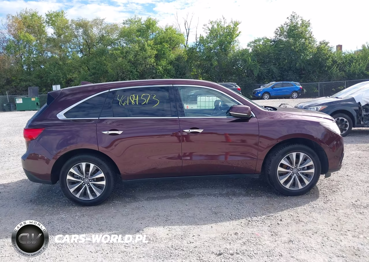 2016 Acura Mdx Technology Acurawatch Plus Packages-Technology Package VIN:5FRYD4H4XGB023768 - 13