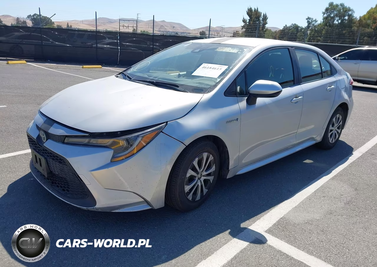 2021 Toyota Corolla Le VIN:JTDEAMDE0MJ034505 - 2