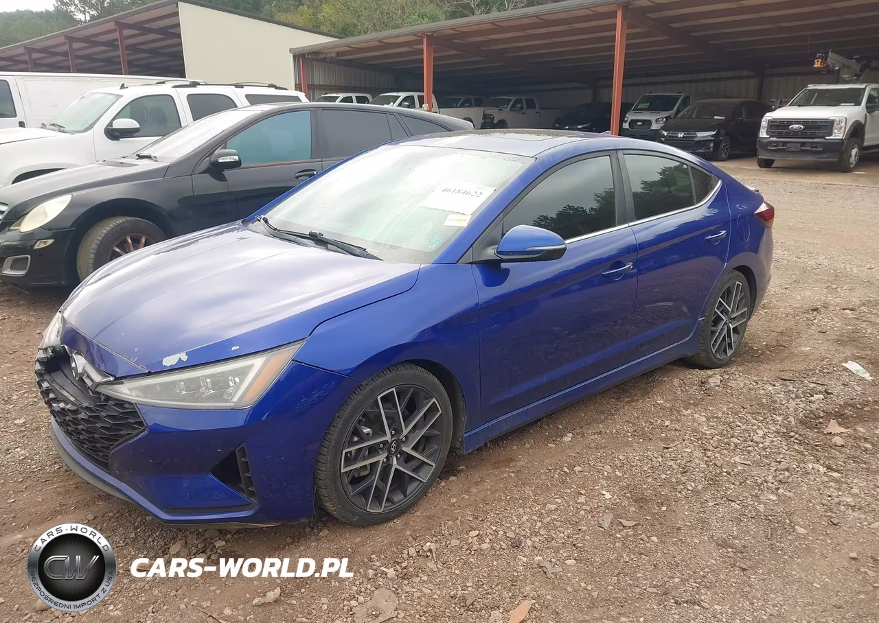 2020 Hyundai Elantra Sport VIN:KMHD04LB7LU933845 - 2