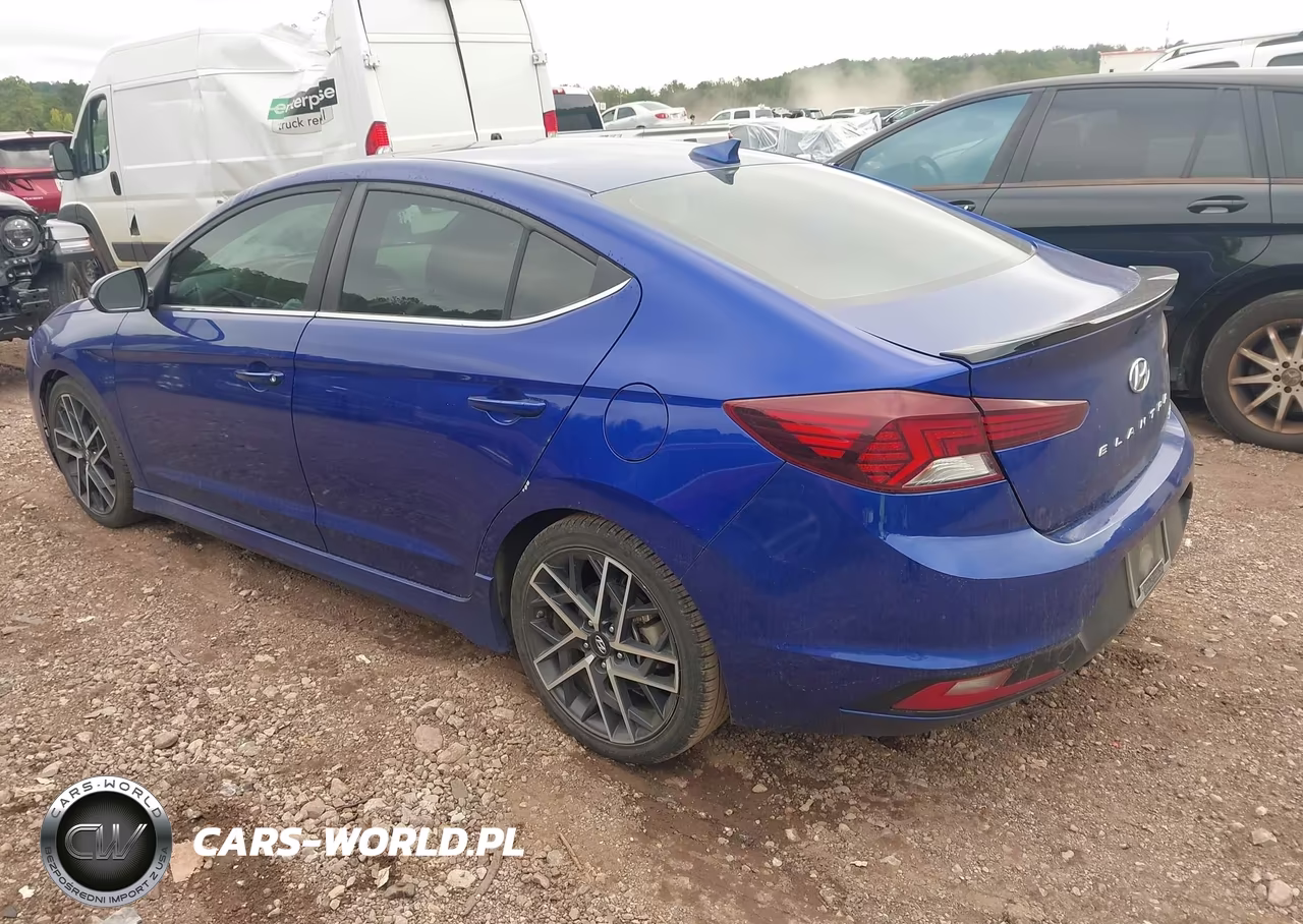 2020 Hyundai Elantra Sport VIN:KMHD04LB7LU933845 - 3