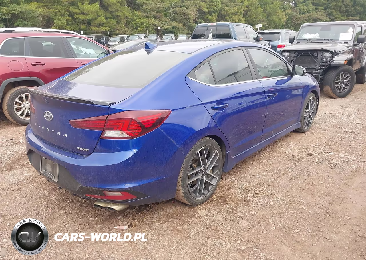 2020 Hyundai Elantra Sport VIN:KMHD04LB7LU933845 - 4
