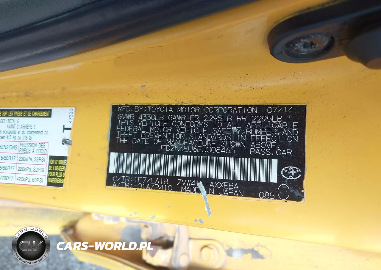 2014 Toyota Prius V Five VIN:JTDZN3EU6EJ008465 - 9