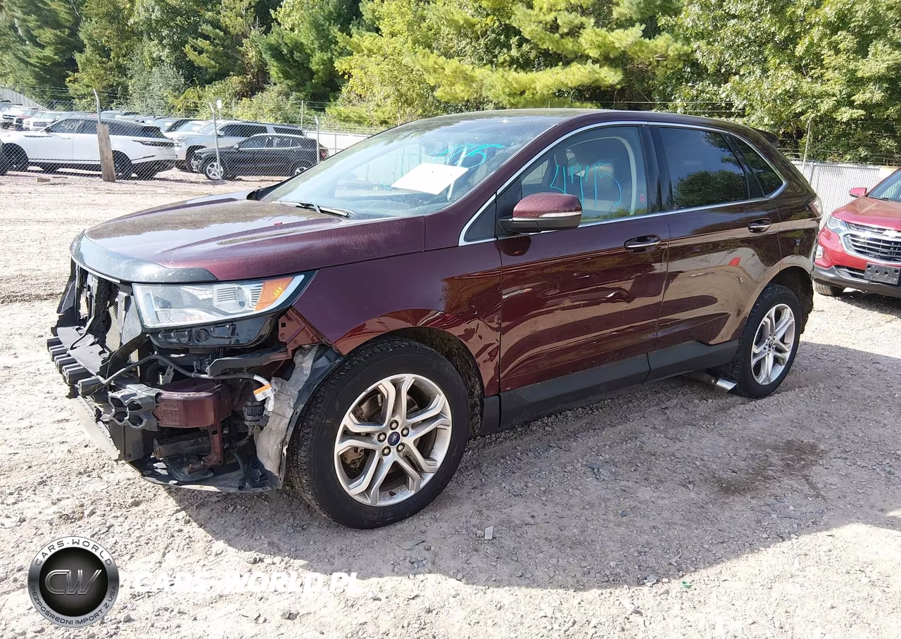 2017 Ford Edge Titanium VIN:2FMPK4K81HBB85507 - 2