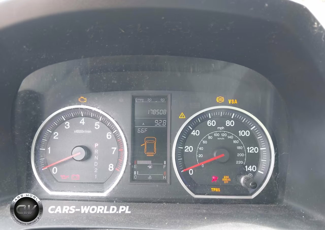 2008 Honda Cr-V Ex-L VIN:5J6RE487X8L043587 - 7