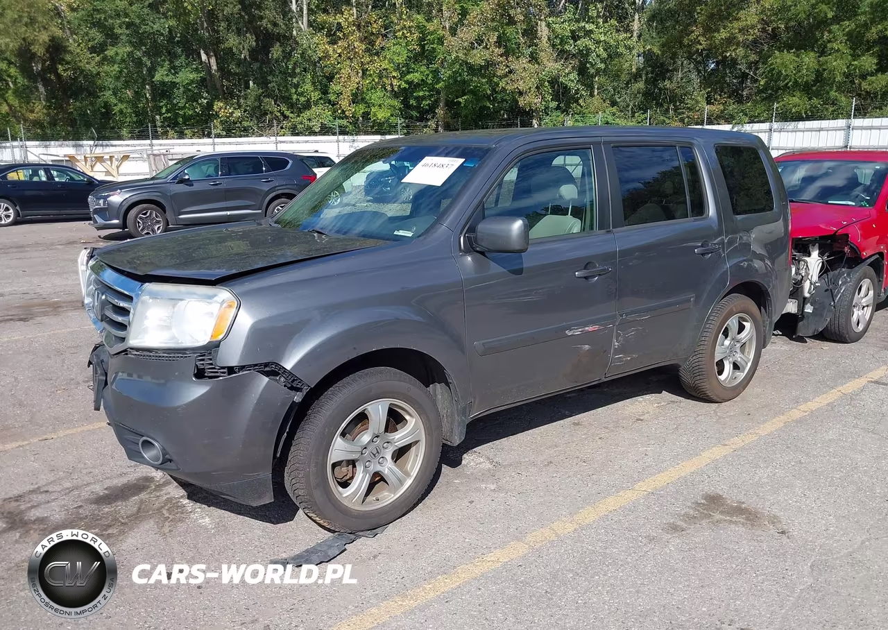 2013 Honda Pilot Ex-L VIN:5FNYF4H55DB001290 - 2