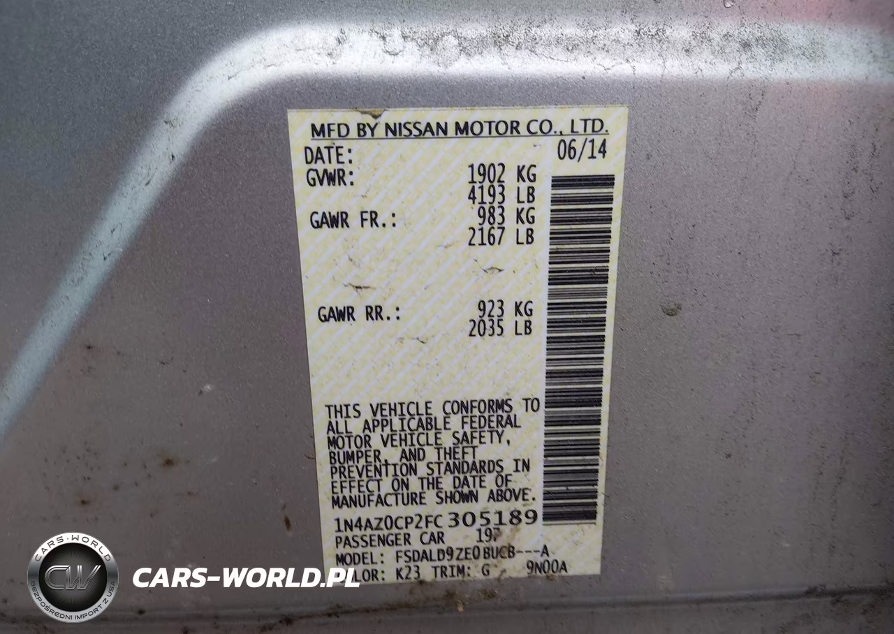 2015 Nissan Leaf Sv VIN:1N4AZ0CP2FC305189 - 9